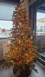 Kerstboom met verlichting en kerstballen, Diversen, Kerst, Ophalen, Zo goed als nieuw