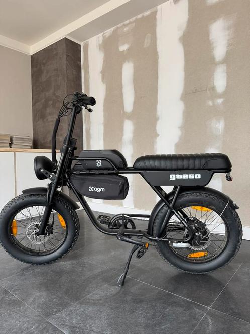 AGM GT250 fat bike zwart, Fietsen en Brommers, Elektrische fietsen, Zo goed als nieuw, Overige merken, 50 km per accu of meer