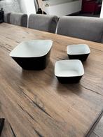 Plastic Schalen Set - 3 Delig, Kunststof, Schaal, Vierkant, Ophalen of Verzenden
