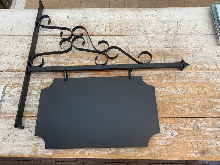 Uithangbord smeedijzer, Tuin en Terras, Tuinwanddecoratie, Nieuw, Ophalen of Verzenden