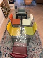 Le Corbusier LC6 glas eettafel, Ophalen, Modern design, 200 cm of meer, 50 tot 100 cm