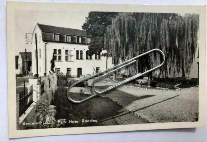 ansichtkaart van Parkhotel Rooding in Bemelen, Verzamelen, Ansichtkaarten | Nederland, Zuid-Holland, 1940 tot 1960, Ophalen of Verzenden