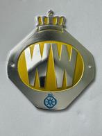 Geel ANWB WW embleem. A.N.W.B. logo voor een oldtimer auto., Ophalen of Verzenden, Gebruikt, Overige typen