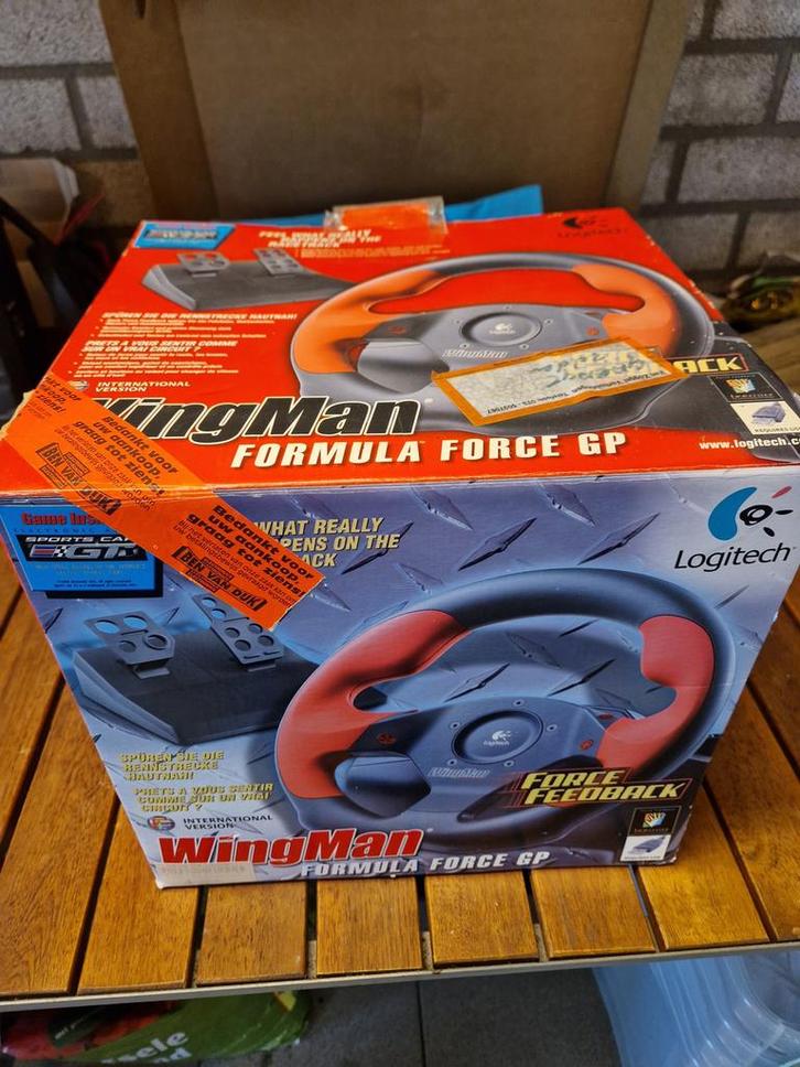 Logitech WingMan Formula Force GP – Force Feedback, Computers en Software, Joysticks, Zo goed als nieuw, Ophalen of Verzenden