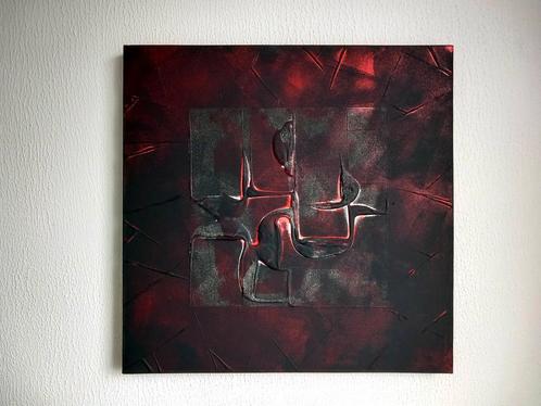 PANEEL 50X50 CM, Antiek en Kunst, Kunst | Schilderijen | Abstract, Ophalen
