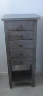 Teak ladenkast, Ophalen, Gebruikt, Teakhout, 50 tot 100 cm