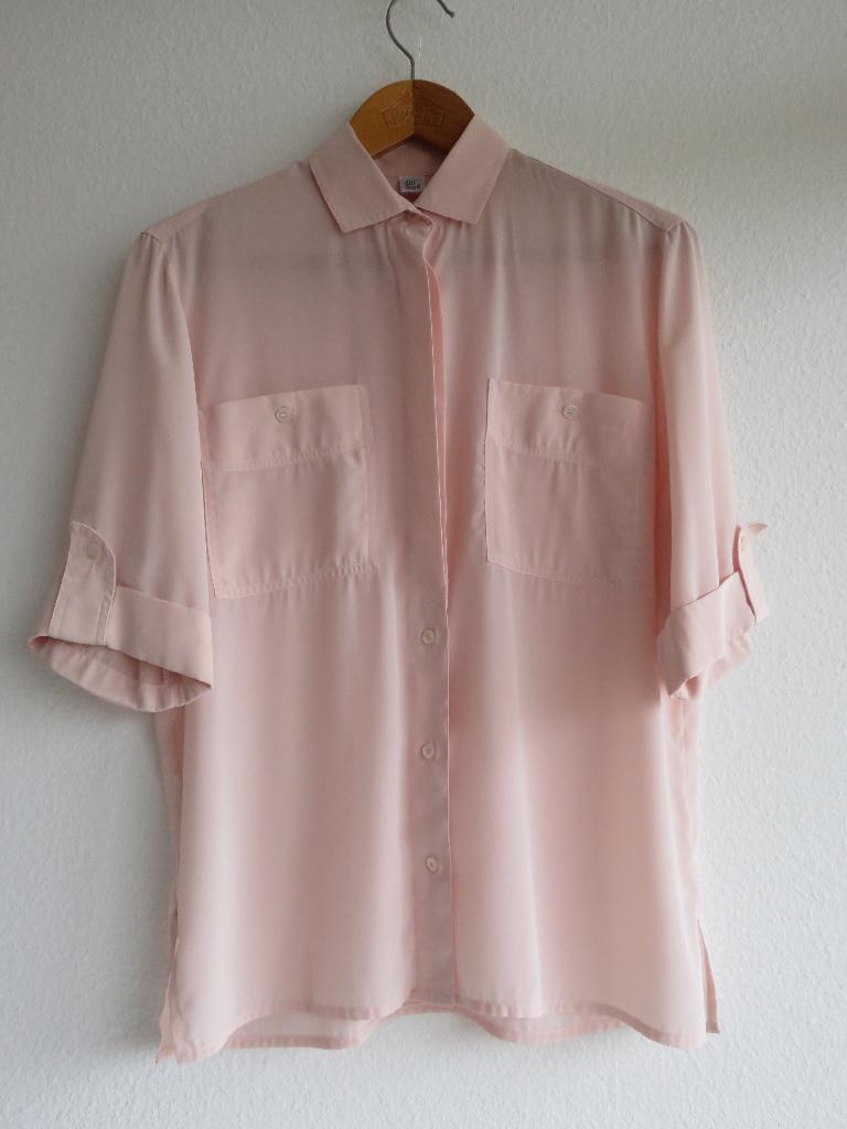 DelMod luxe lichtroze blouse met korte mouwen maat 40, Maat 38/40 (M), DelMod, Ophalen of Verzenden, Zo goed als nieuw