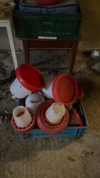 Diverse voertorens pluimvee, Ophalen, Gebruikt, Drinken en Voederen