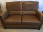 Lederen tweezitsbank - Zo goed als nieuw!, 150 tot 200 cm, Tweepersoons, Ophalen of Verzenden, Zo goed als nieuw