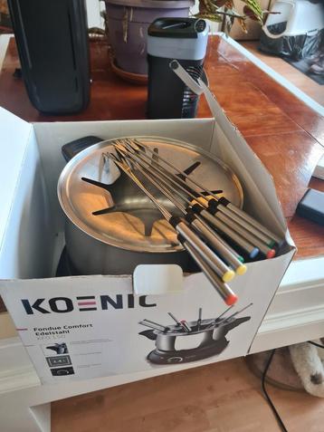 Fondue set Koenic in goede staat beschikbaar voor biedingen