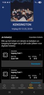 Tickets Kensington, Tickets en Kaartjes, Twee personen, December, Hard Rock of Metal