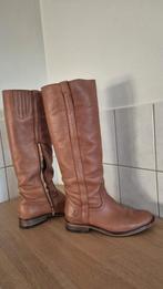 Mooie lichtbruine dameslaarzen maat 39, Ophalen, Hoge laarzen, Bruin, Gedragen