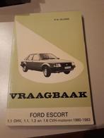 Vraagbaak Ford Escort, Auto diversen, Handleidingen en Instructieboekjes, Ophalen of Verzenden
