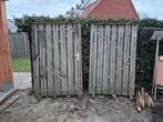 Houten poort met bevestigingspalen- Gebruikt, Tuin en Terras, Schuttingen, Ophalen, Minder dan 3 meter, Hout, 1 tot 2 meter