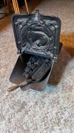 Mooie bewerkte originele kolenkit met kolen, Huis en Inrichting, Kachels, Ophalen, Gebruikt, Vrijstaand, Hout