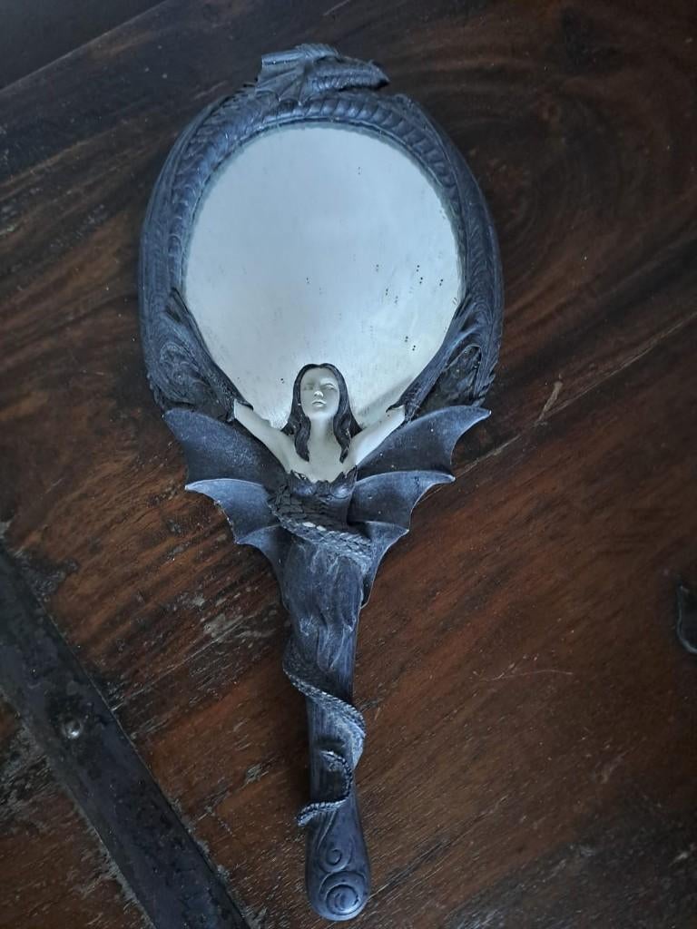 Fantasie hand spiegel, Ophalen, Minder dan 50 cm, Gebruikt, Minder dan 100 cm