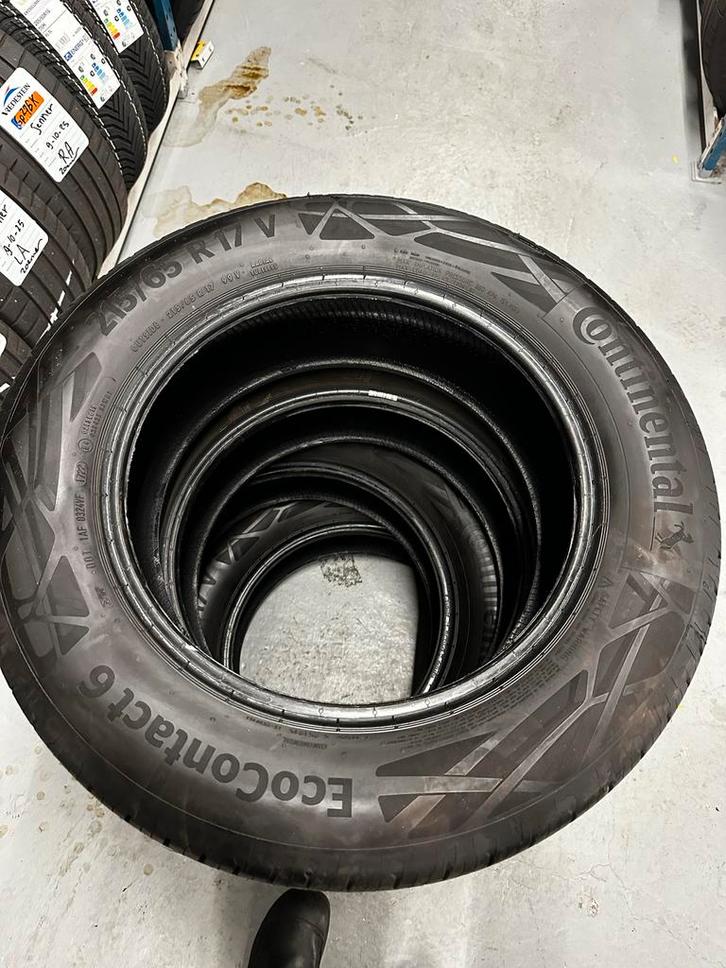 4 Gebruikte Banden - ecocontact 6, Auto-onderdelen, Banden en Velgen, Band(en), Zomerbanden, 17 inch, 215 mm, Gebruikt, Ophalen of Verzenden