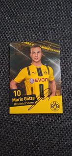 Spelerskaart met handtekening Mario Gotze Borussia Dortmund, Verzenden, Nieuw, Buitenlandse clubs, Spelerskaart