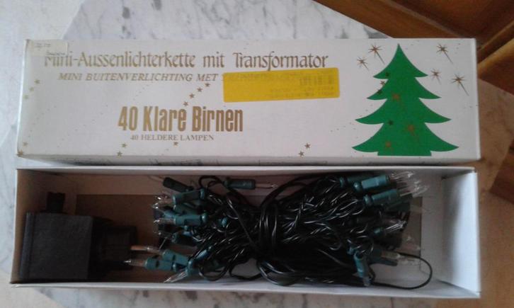 Kerstverlichting met trafo, Diversen, Kerst, Gebruikt, Ophalen