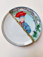 Prachtig kintsugi wandbord , keramiek ,uniek , handgemaakt, Antiek en Kunst, Ophalen of Verzenden