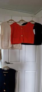 4 x gilet, hesjes. NIEUW Oranje, blauw, zwart, creme, Ophalen of Verzenden, Zo goed als nieuw