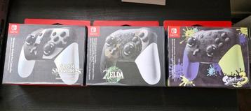 Switch Pro controller Zelda, Splatoon  en Smash Bros beschikbaar voor biedingen