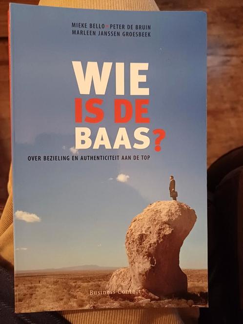 Marleen Janssen Groesbeek - Wie is de baas?, Boeken, Wetenschap, Zo goed als nieuw, Ophalen of Verzenden