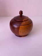 Vintage Houten Potje met Deksel, Ophalen of Verzenden