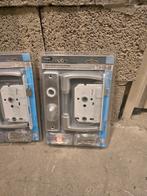 2x brij- bezet slof inclusief beslag nieuw!! Binnendeur, Ophalen of Verzenden, Nieuw, Rvs, Klink of Kruk