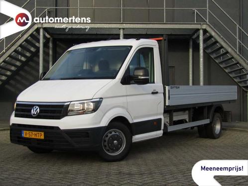 Volkswagen Crafter 50 Open Laadbak 2018  3500kg Trekgewicht!, Auto's, Bestelauto's, Bedrijf, ABS, Airconditioning, Elektrische ramen