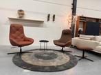 Nieuw Rolf Benz 586 Fauteuil met Hocker Stof leer Stoel Poef, Nieuw, 75 tot 100 cm, Ophalen of Verzenden, Stof