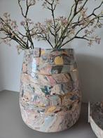 Unieke set Reclay en Gold Keramiek Vaas Atelier W, Antiek en Kunst, Kunst | Designobjecten, Ophalen