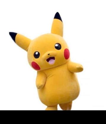 Pikachu mascotte te huur beschikbaar voor biedingen