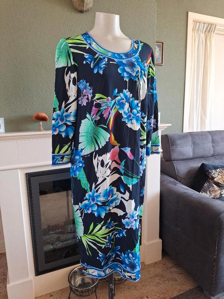 Piero Moretti mooie blauwe jurk IT 42 NL 38 40 gratis v, Kleding | Dames, Jurken, Zo goed als nieuw, Maat 38/40 (M), Blauw, Knielengte