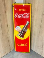 Email émaille réclame reklame bord coca cola vintage mancave, Ophalen of Verzenden, Zo goed als nieuw, Reclamebord