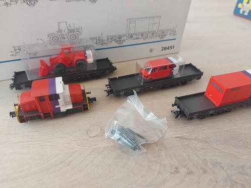 7 delige Märklin Treinset "Strukton"
artnr 28451 in ovp, Hobby en Vrije tijd, Modeltreinen | H0, Zo goed als nieuw, Treinset, Wisselstroom