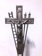Kruis Zilver Antiek Christus Calvarieberg 😍🙏💑✨👌, Ophalen of Verzenden