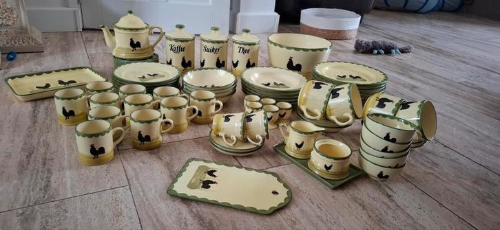 Haan en kip servies van Zeller keramiek, Huis en Inrichting, Keuken | Keukenbenodigdheden, Gebruikt, Ophalen of Verzenden