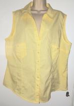 MS Mode blouse maat 52, Kleding | Dames, Grote Maten, Ophalen of Verzenden, Zo goed als nieuw, Geel, Blouse of Tuniek