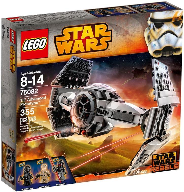 75082 - Star Wars: TIE Advanced Prototype, Kinderen en Baby's, Speelgoed | Duplo en Lego, Nieuw, Lego, Complete set, Ophalen of Verzenden