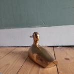 Lucky vintage messing eend / watervogel, Ophalen of Verzenden