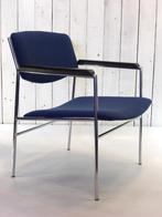 vintage buisframe fauteuil van Gijs van der Sluis., Huis en Inrichting, Metaal, Minder dan 75 cm, Gebruikt, Vintage