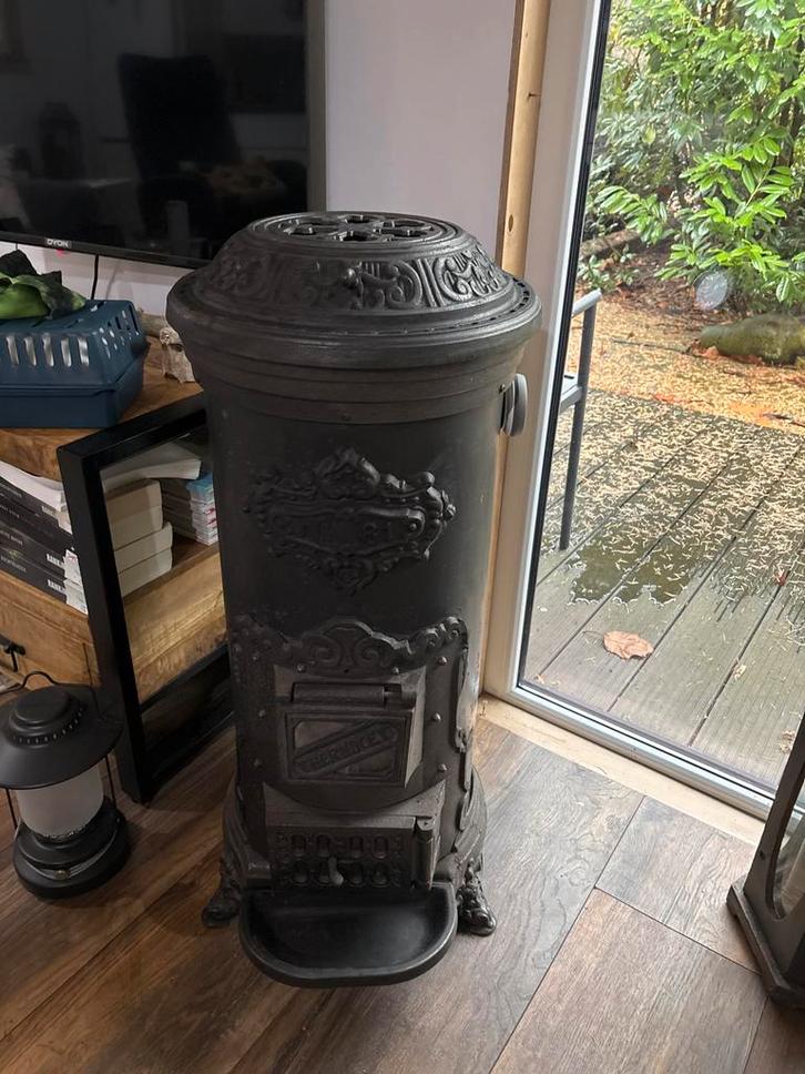 Antieke Gaskachel, Huis en Inrichting, Kachels, Gebruikt, Vrijstaand, Gaskachel, Gas, Ophalen