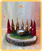 Herfstkabouter-kringetje, Hobby en Vrije tijd, Vilt, Ophalen of Verzenden, Nieuw, Gebruiksvoorwerp, Wolvilt