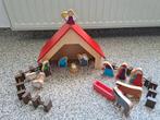 Houten kerststal kinderen, Ophalen, Gebruikt