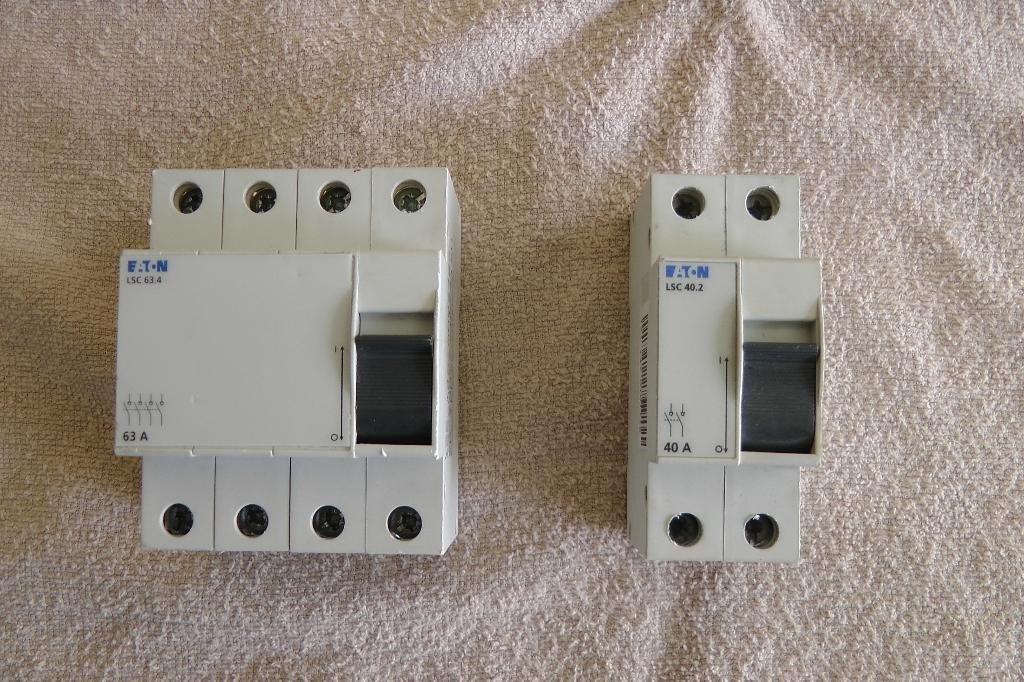 Eaton Hoofdschakelaars LSC 63.4 en LSC 40.2, Doe-het-zelf en Verbouw, Ophalen of Verzenden, Nieuw, Schakelaar