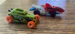 2 Hotwheels auto Shark ( Haai) en Hotrot, Ophalen, Gebruikt, Auto
