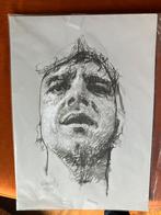 Tekening door Peter Donkersloot van Ramses Shaffy, Ophalen of Verzenden