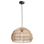 Hanglamp Segin Zwart Bruin, Ophalen, KWANTUM, Zo goed als nieuw, Minder dan 50 cm