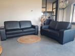 Prachtige set leren banken. Als nieuw!, Huis en Inrichting, Xx, Xx, Driepersoons, Ophalen of Verzenden